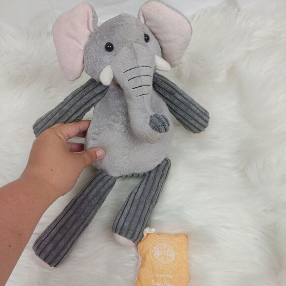 Scentsy Buddy Ollie The Elephant Gray Full Size Pl - Picture 2 of 10